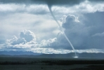 Waterspout on Lake Titicaca 1974